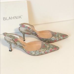 Manolo Blahnik Floral Pointy Heels